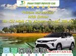 Car rental Ho Chi Minh City <=> Ho Tri An (private car with driver)